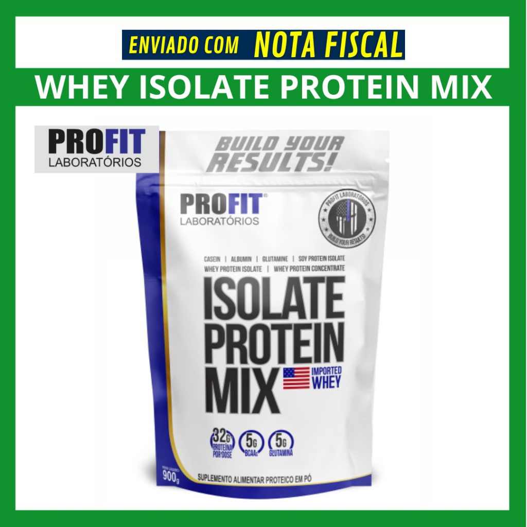 Whey Isolate Protein Mix Profit 900g Original - Varios Sabores
