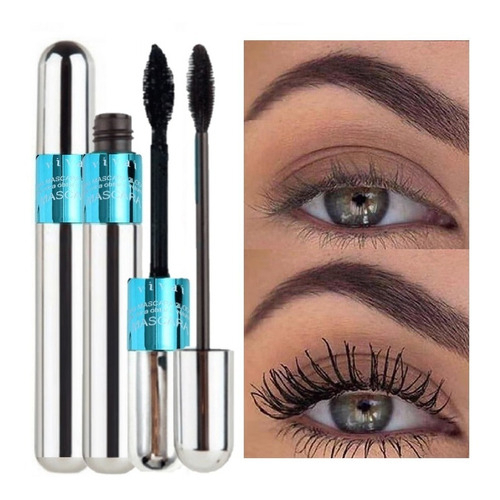 Mascara de Cilios Rimel 2 em 1 Extra Volume 2 Pinceis A Prova D'água Playboy