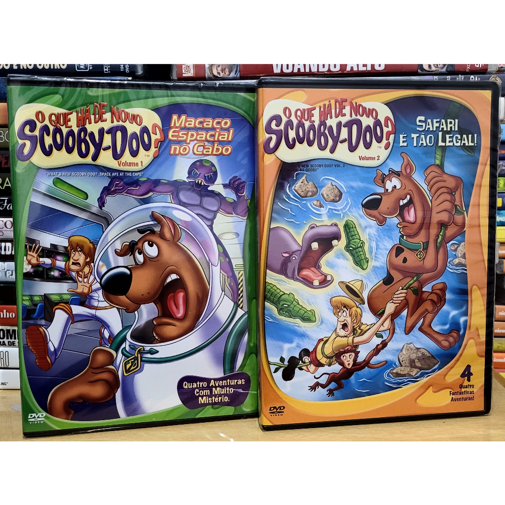 Coleção Dvd O Que Há De Novo Scooby Doo Vol 1 E Vol 2 Original Lacrado