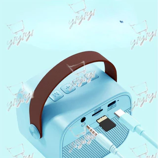 Caixa de Som Bluetooth com Microfone 6W Karaokê infantil