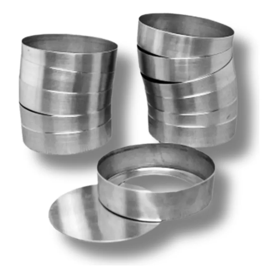 Forma Quiche Fundo Falso G 9,8x2,5 - 24 Unidades