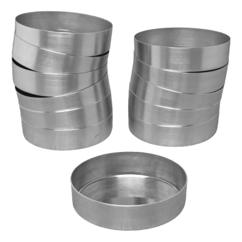 Forma De Quiche Fundo Fixo G 9,8x2,5 - 24 Unidades