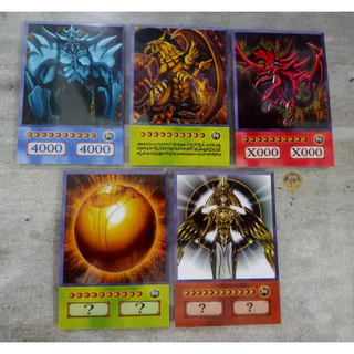 Cartas Yugioh 3 Deuses Egípcios + Rá modo Esfera + Horakhty Anime