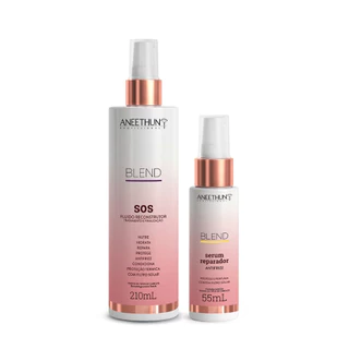 Kit Blend SOS 210ml e Serum Reparador 55ml Aneethun