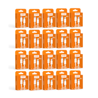 Kit de 20/10/5 Cabos de dados e Carregamento KAIDI KD-25 1 METRO