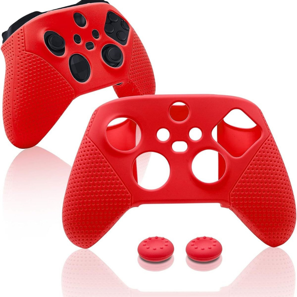 Capa de Silicone Protetora Controle Xbox Series S X Azul/Vermelho/Preto ...