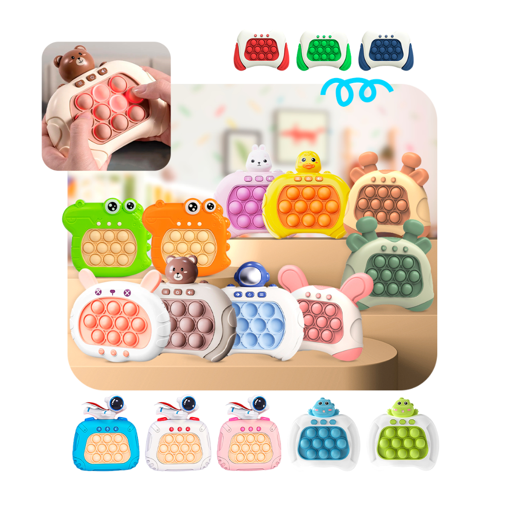 Pop it Mini Gamer Brinquedo Console Anti Stress Eletrônico