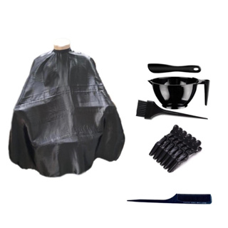 Kit Completo Para Cabeleireira Com Capa De Salão Cumbuca Presilha e Pente