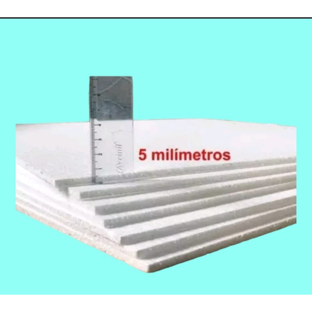 PLACA DE ISOPOR 5MM KIT 30