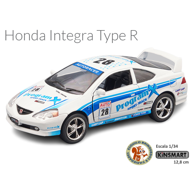 Miniatura Metal Honda Integra Type R