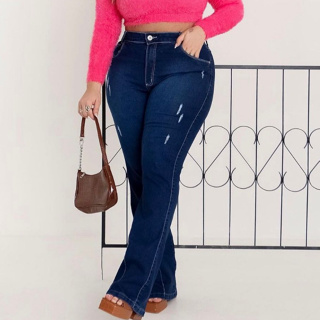 Calça boca de sino best sale plus size