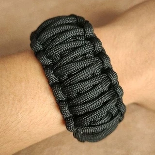 Bracelete de Paracord 550 Modelo King Cobra Cores Customizáveis! Feito sob medida militar masculina