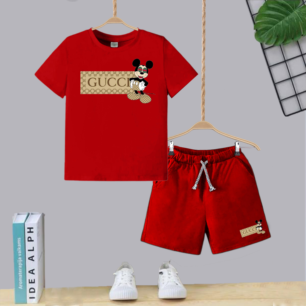 Conjunto Masculino Infantil Social Mickey - 04-06 Anos