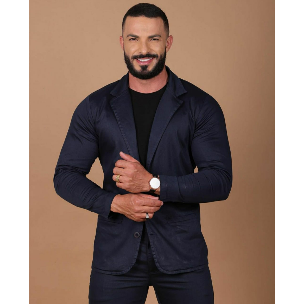 Blazer e Calça Alfaiataria Masculino Esporte Fino Conjunto Blazer Terninho