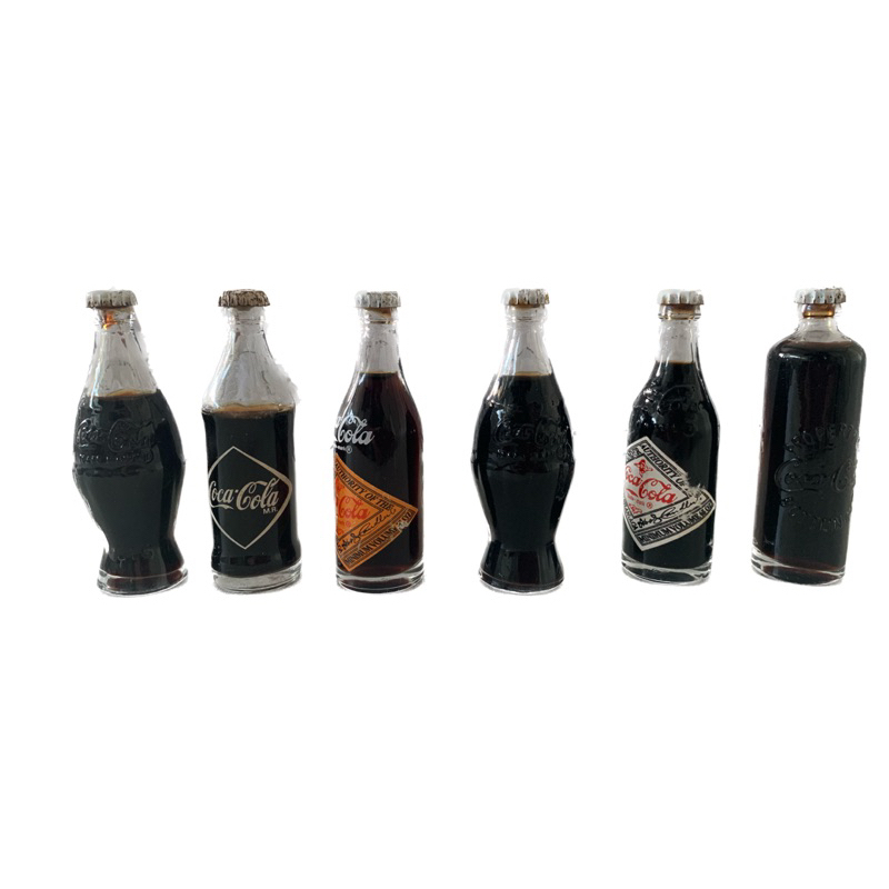 Coleção completa mini coca-cola vintage.