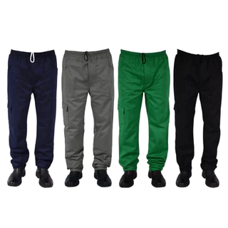 Calça Brim Trabalho Uniforme Profissional Mecânico