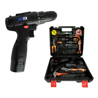 Parafusadeira Furadeira 12v + Kit De Ferramentas Completo