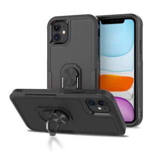 Capa com anel Anti Impacto Para iPhone 11/iPhone XR/iPhone 12/12 Pro/iphone 7/7 plus/iphone 11 pro max(película de vidro opcional)