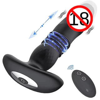 Vibrador Plug anal e Próstata de Telescópico e 10 modos de vibração GS-SS