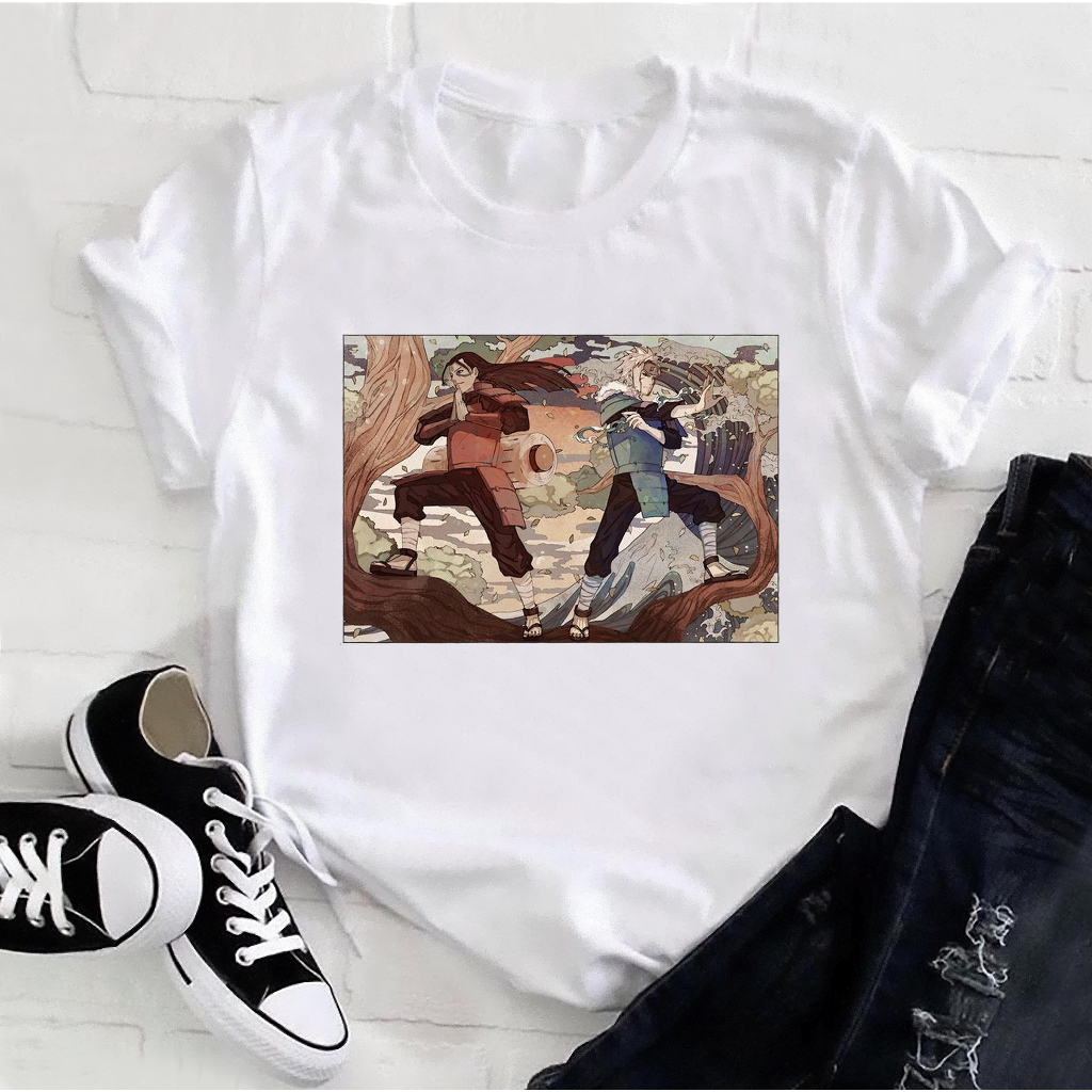 Camisa Camiseta Anime Naruto Primeiro Hokage Hashirama Senju