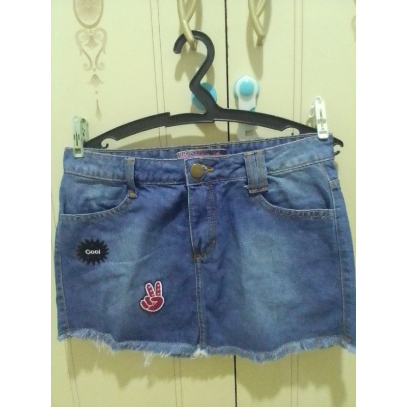 Saia jeans hot sale infantil marisa