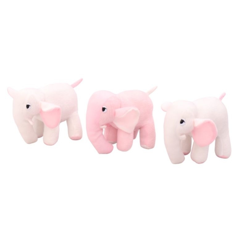 Kit com 3 Elefantes Para Decoração Chá Revelação Presente