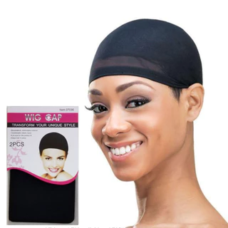 Kit 2 Toucas Cap para Wig Touca Fina para Prender Cabelos Antes da Peruca