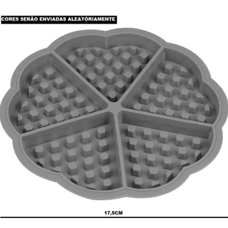 Forma Formas de Silicone 17,5x1,5cm Waffle Chocolate Ovo Multicolorido Air Fryer 5 Cavidades em Oferta na Shopee