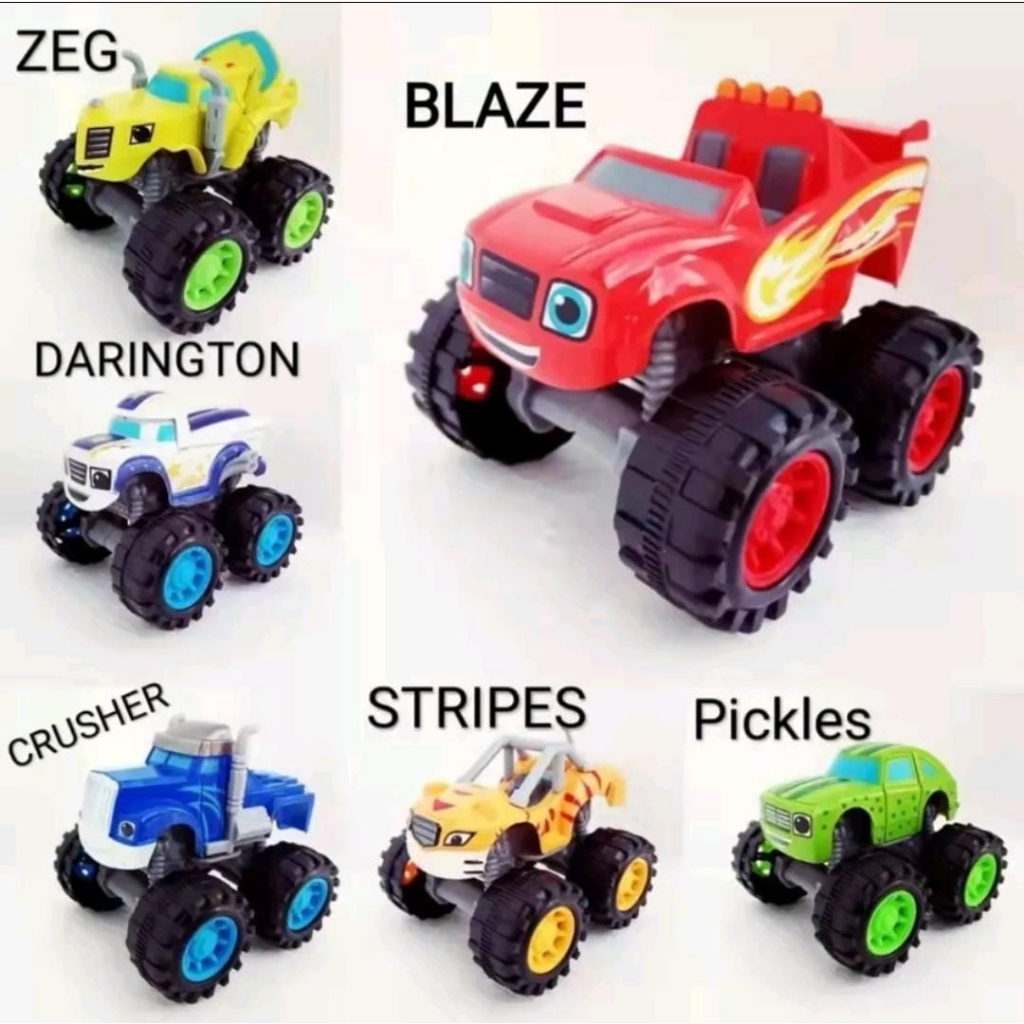 6 Carrinhos De Fricçao de corrida Blaze Monster Machine Racer Brinquedo em  Promoção na Shopee Brasil 2023