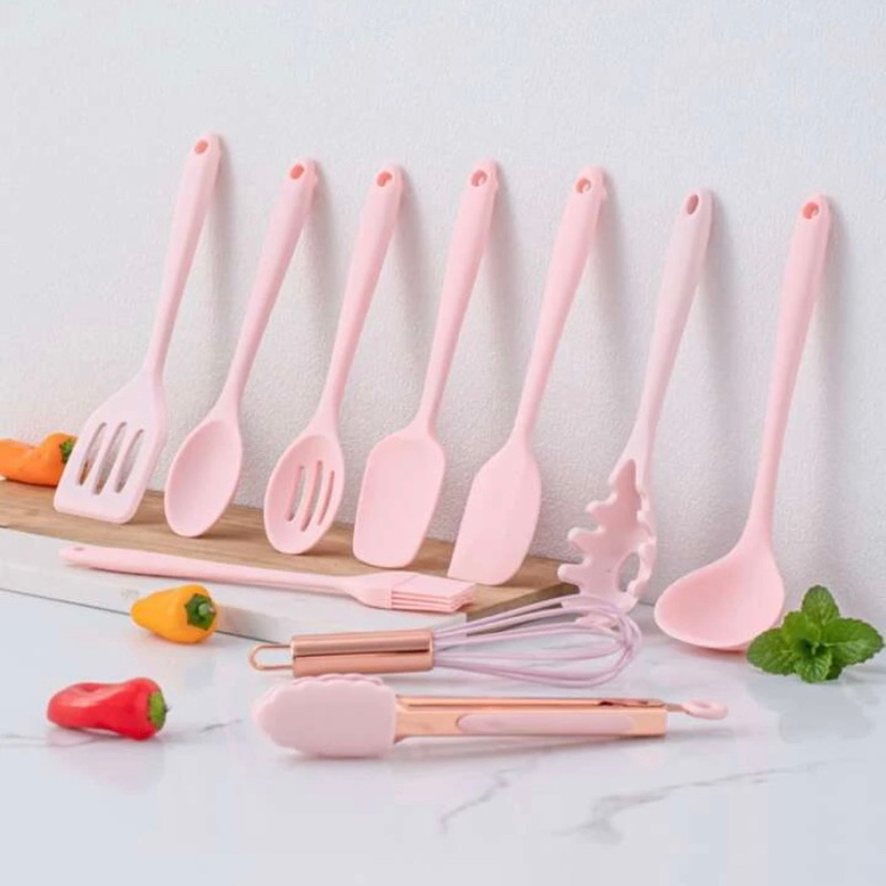 Conjunto Kit de Utensílios de Cozinha de Silicone Original Monte Seu Kit Jogo Completo para Cozinha