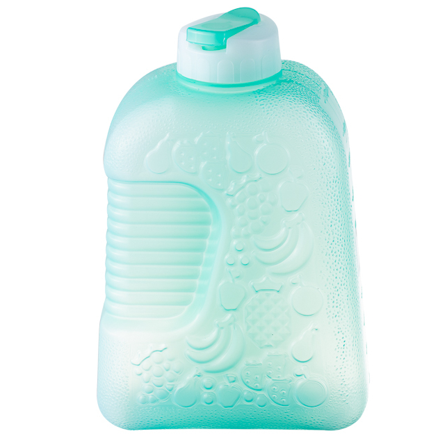 Garrafa de Água para Geladeira Plástica Colorida com Tampa 2 Litros ...