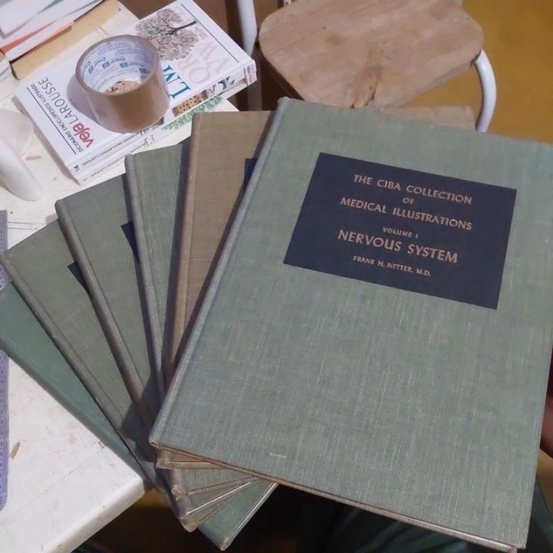 洋書 ・希少 CIBA医学イラスト集第1巻 Ⅰ フランクH.ネッター／英語版 Livro - The Ciba Collection Of Medical Illustrations - Frank H
