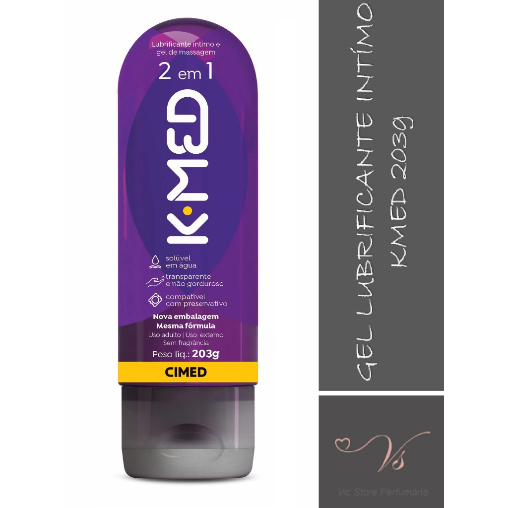 Gel Lubrificante Íntimo K-MED 2 em 1 203g | Shopee Brasil