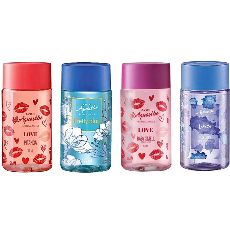 Body Splash Aquavibe Avon 150ml (fragrâncias) | Shopee Brasil