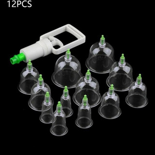 Kit 12 Ventosas Copo Massageador Conjunto Para Massagem De Sucção ...