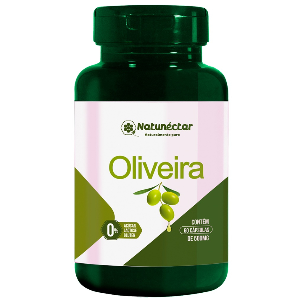 Extrato de Folha de Oliveira 500mg - 60 Capsulas - Vital Natus