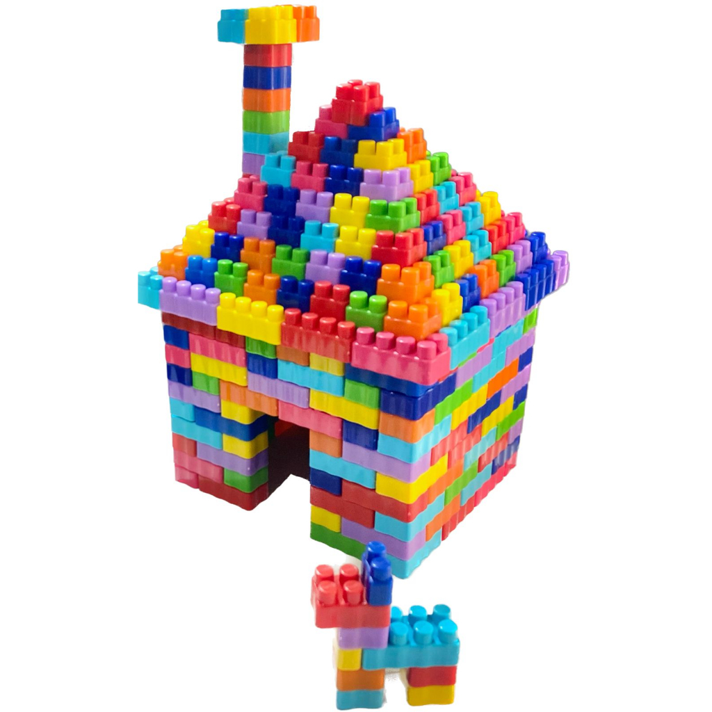 200 BLOCOS DE MONTAR INFANTIL - COM RODINHAS - BEM COLORIDOS SUAS CRIANÇAS VÃO AMAR