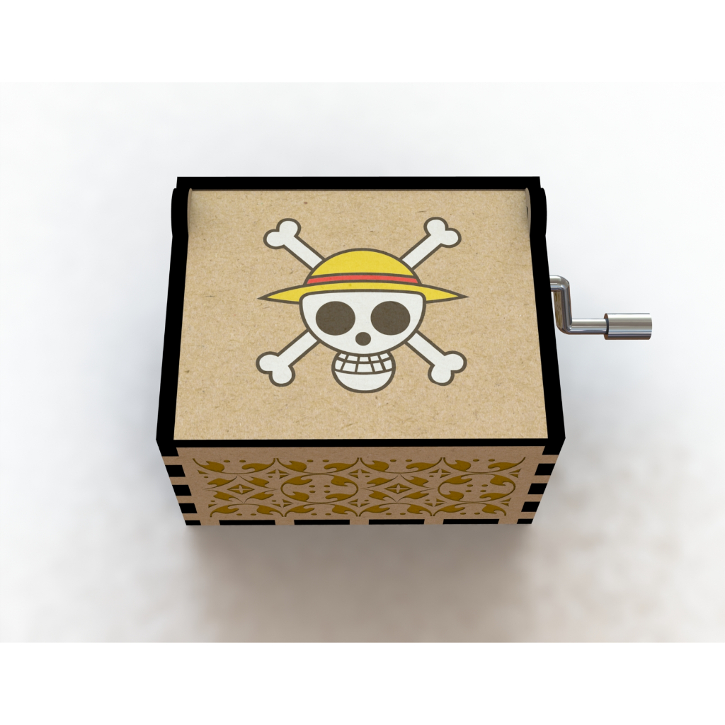 Caixa Caixinha De Música Tema One Piece - Luffy Pirata Music Box
