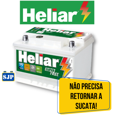 Bateria de carro Heliar 50ah Onix , Novo Polo, Up, Hb20 - Bateria ...