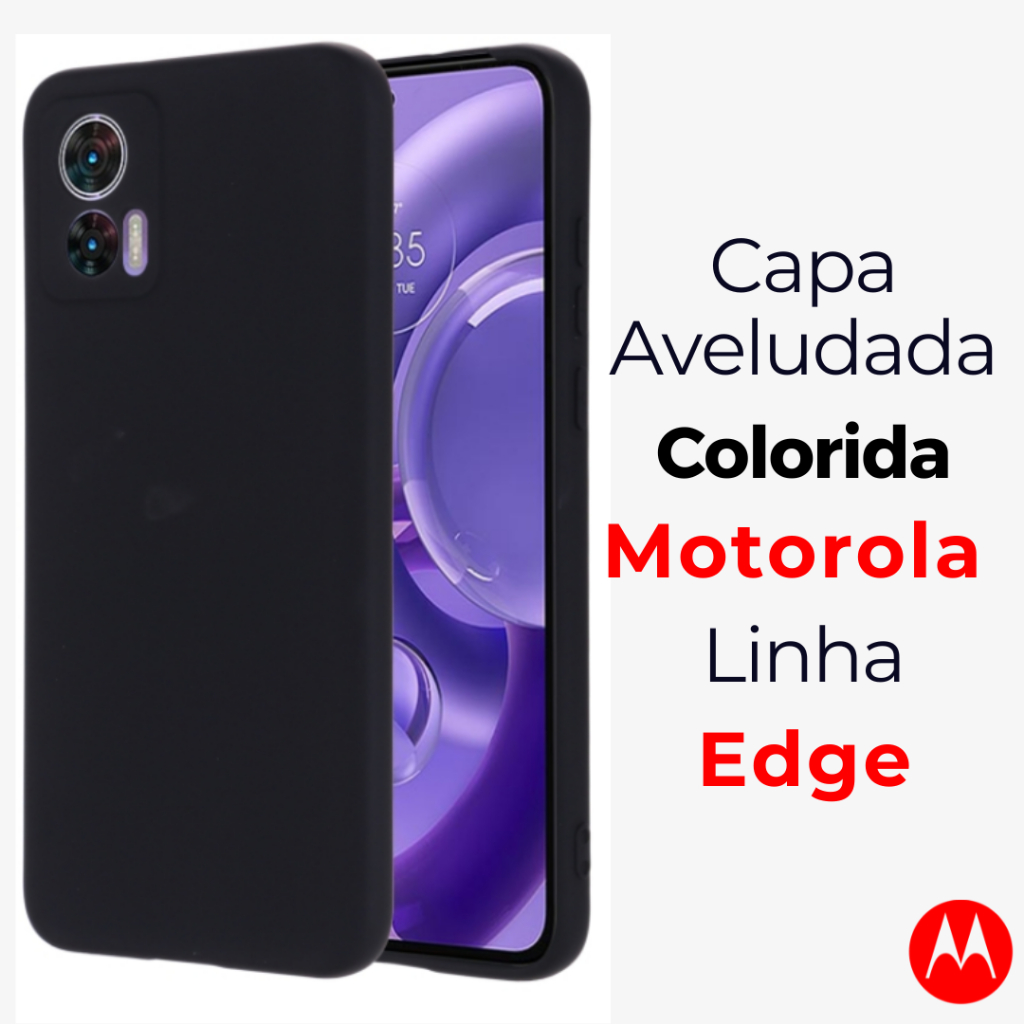 BORYA Silicone Cover per Motorola Edge 20 Lite/Edge 20 Fusion, Morbida Setoso Tocco Ultra Sottile Antiurto Custodia, Elegante Antigraffio Premio TPU Caso con Fodera Microfibra. Viola