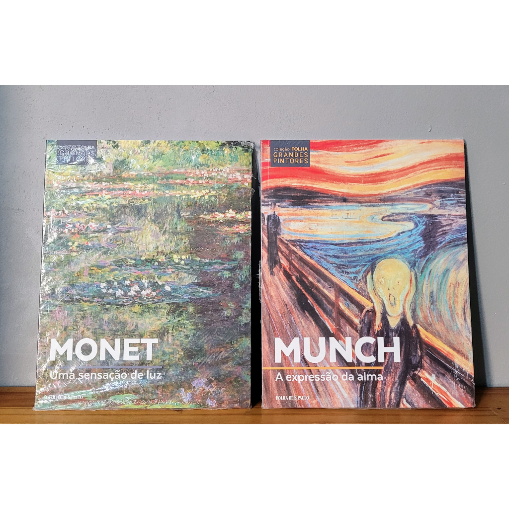 Coleção Folha Grandes Pintores: Monet, Munch, Caravaggio e Klimt