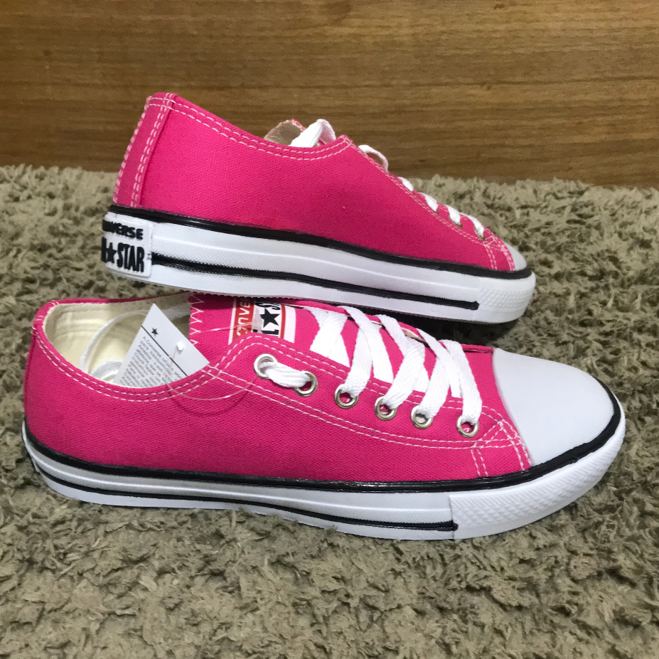 Dark pink converse clearance shoes