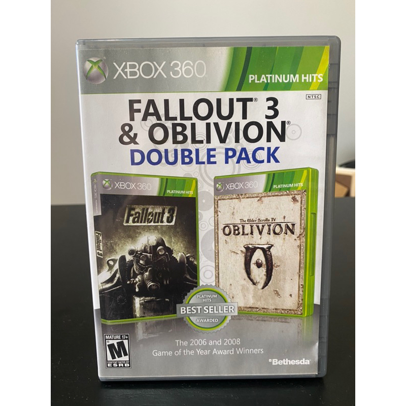 Fallout 3 & Oblivion Double Pack Xbox 360 - Original Usado Fallout 3 & Oblivion Double Pack Xbox 360 - Original Usado