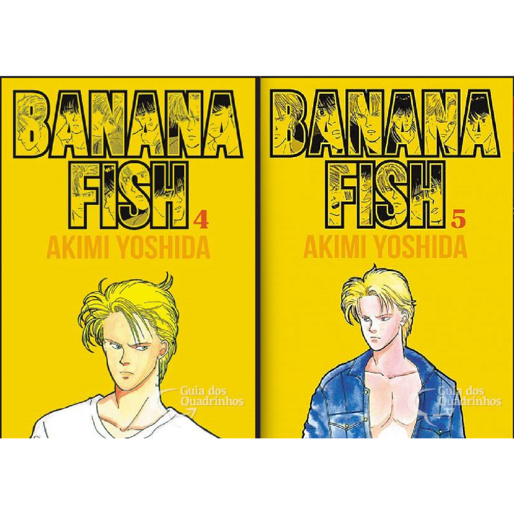 Mangá Banana Fish Volumes 4 e 5 Lacrados Shopee Brasil