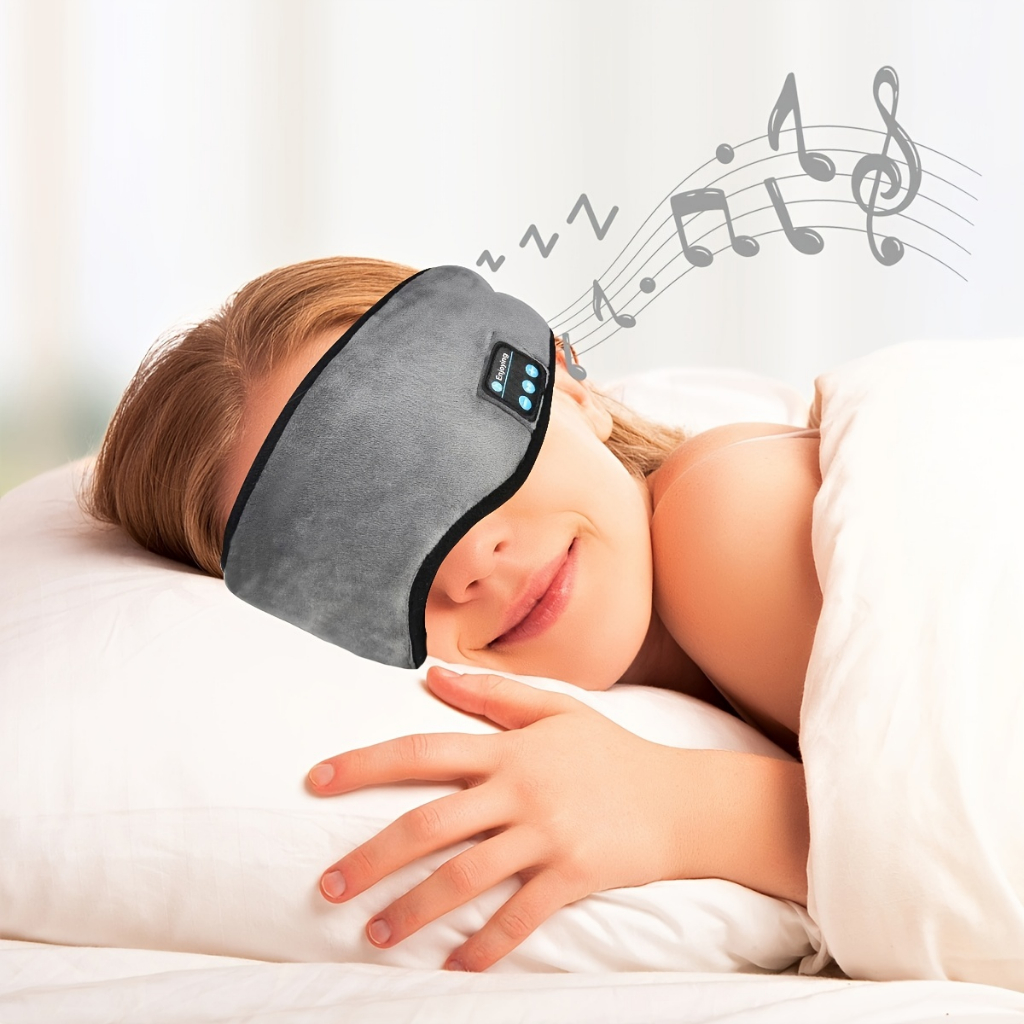 Mascara para dormir com fone musical bluetooth-Tapa Olh