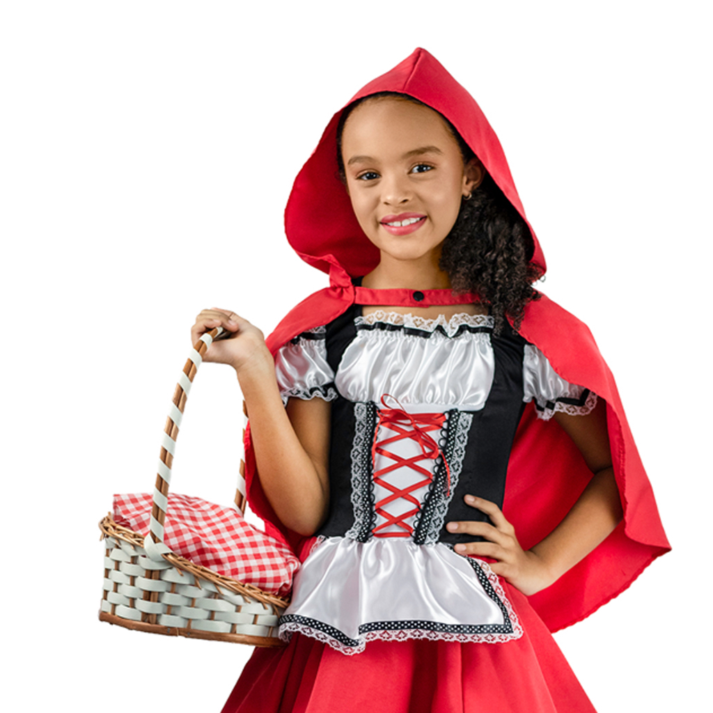 Capa chapeuzinho Vermelho Camponesa infantil | Shopee Brasil