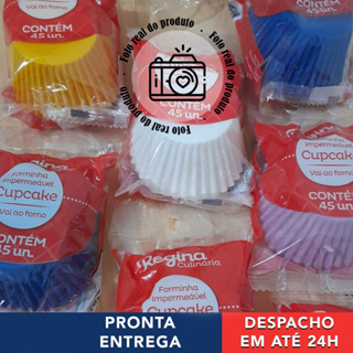 Forminha para Cupcake Branca - 45 Unidades - Extra Festas