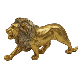 Decoração de Mesa Estatua Enfeite Leão Porcelana