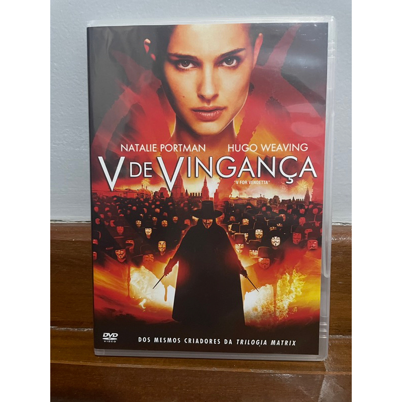 Dvd V De Vingança, Hugo Weaving + Natalie Portman (lacrado)