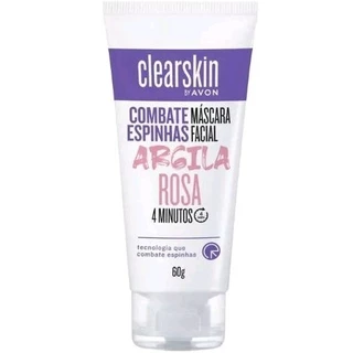 Clearskin combate espinhas máscara facial Argila rosa 4 minutos